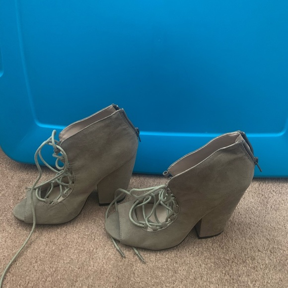 Charlotte Russe lace up heels - Picture 2 of 3